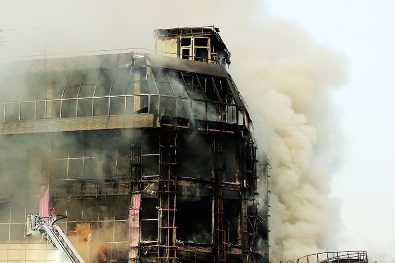 protección contra el fuego en edificios de Valencia